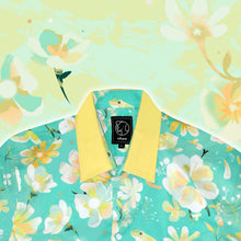 Load image into Gallery viewer, Floral Froggy Button Up

