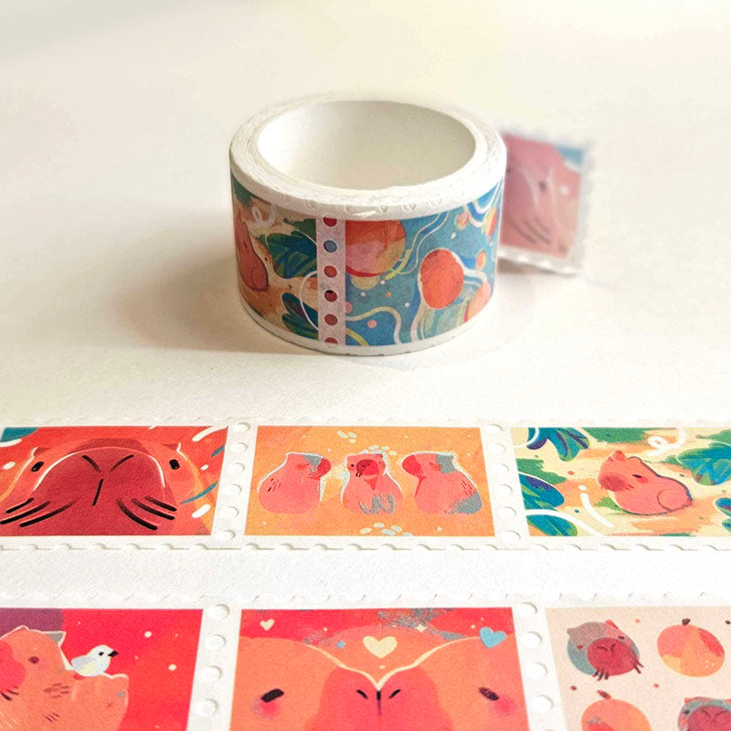 Capybara Stamp Washi Tape