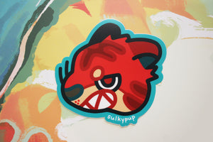 Red Tiger Sticker