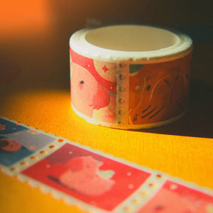 Capybara Stamp Washi Tape