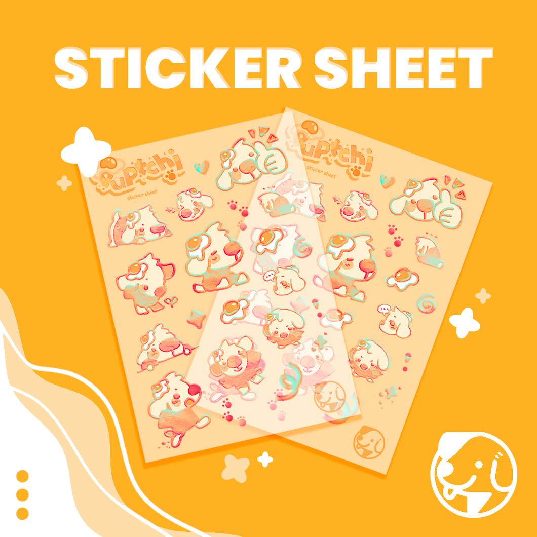 Puptchi Sticker Sheet