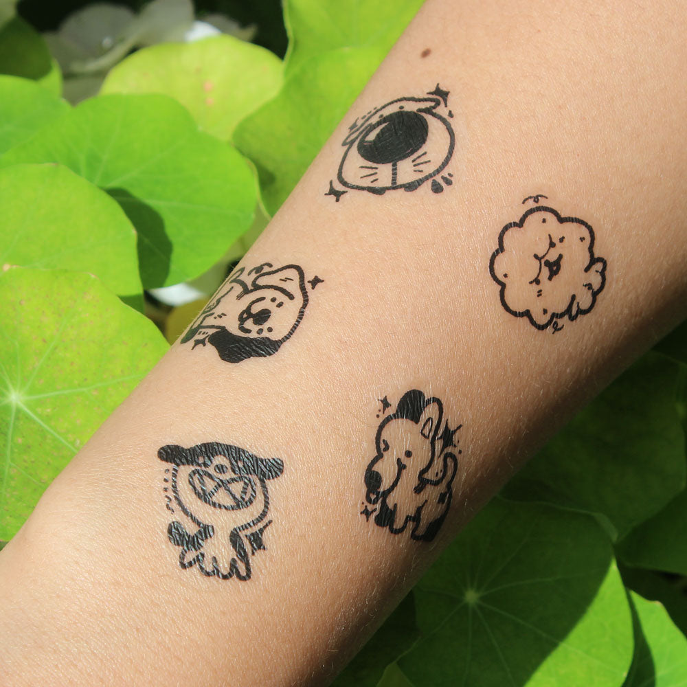 Doggy Temporary Tattoos