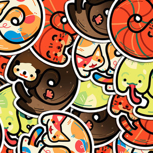 Long Friends Sticker