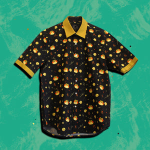 Froggy Button Up