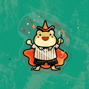 Wizard Frog Sticker