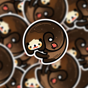 Long Friends Sticker